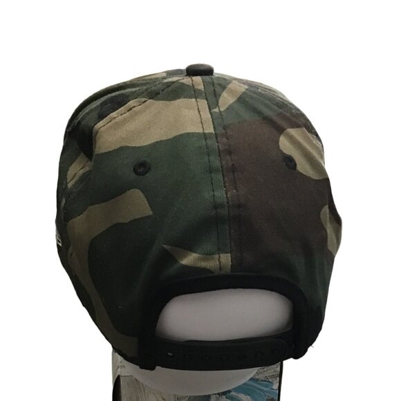 DALLAS COWBOYS MENS CAMO GREEN SNAP BACK HAT TEAM LOGO - Picture 4 of 7